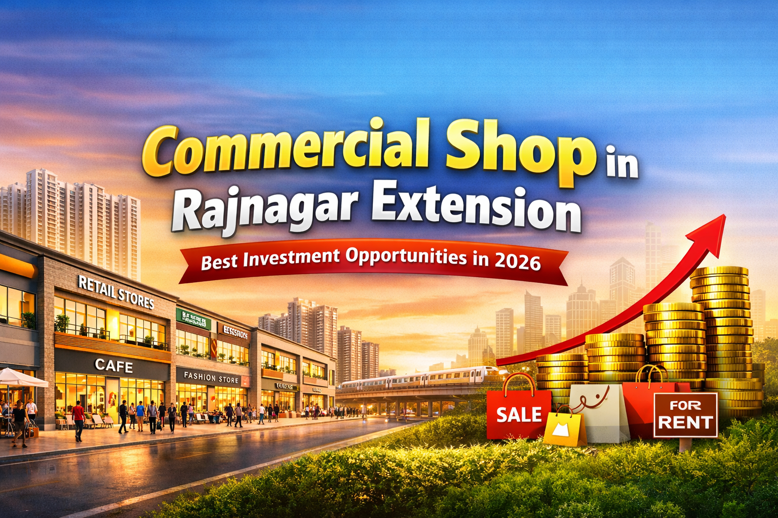 Commercial Shop in Rajnagar Extension: Best Investment Opportunities in 2026